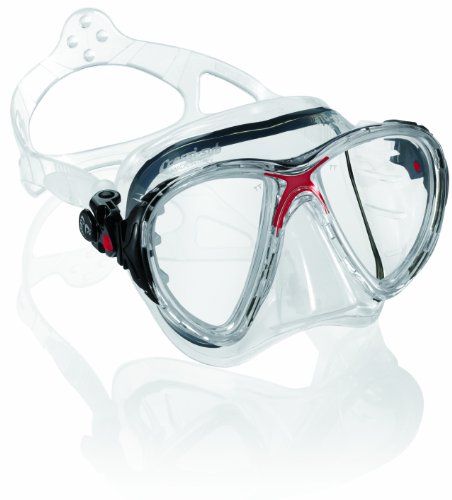 cressi Tauchmaske big eyes evolution, rot, DS336080 Preisvergleich