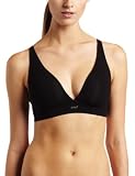 Calvin Klein Women's Luxe Wirefree Soft Cup Bra, Black, 36A
