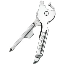 Swiss+Tech ST44466 Utili-Key XT 8-in-1 Key Ring Multi-Function Tool