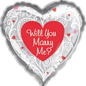 Will you marry me? from InterBalloon the Helium filled Balloon in a Box Experts