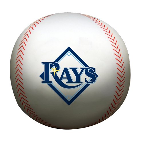MLB Tampa Bay Rays 12-Inch Spandex Baseball Shaped Whoochie Pillow