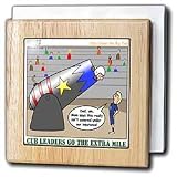 Cub Leaders Go the Extra Mile - 6 Inch Tile Napkin Holder