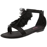 red strappy shoes Dollhouse Womens Friz Flat Sandal