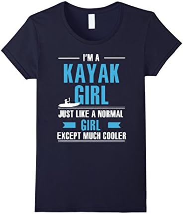 Women's Kayak T shirt Medium Navy