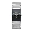 Rado Men's R20784759 Integral Black Dial Quartz Stainless Steel Watch by Rado
