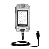 Classic Straight USB Cable for the T-Mobile Sidekick with Power Hot Sync and Charge capabilities - Gomadic Brand w/ TipExchange Technology