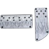 Bully Aluminum Truck Pedals with Flame For Automatic Transmission PM-231C by Bully