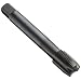 Dormer MTT-X E041 Powdered Metal Pipe Tap, Straight Flute, BSP, Black Oxide Finish, Round Shank With Square End, Plug Chamfer