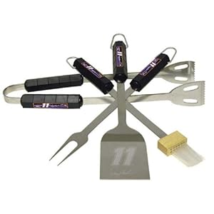 NASCAR Denny Hamlin #11 4-Piece Barbecue Set