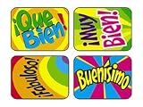 APPLAUSE STICKERS SPANISH 100/PK