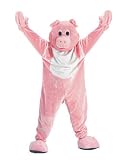 Adult Pig Mascot Costume Set - Adult