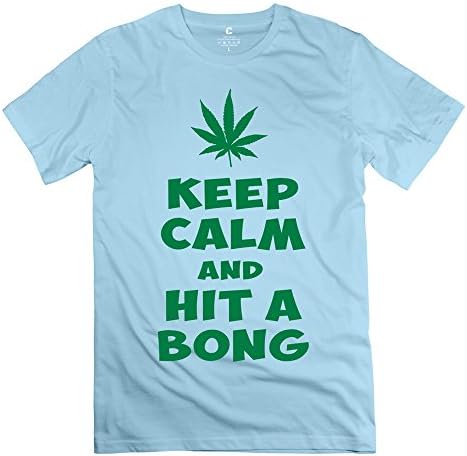 Custome Style Mens Unique Clothing/keep Calm Hit Bong