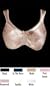 Bali Satin Tracings Minimizer Bra, 40G, Black