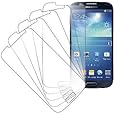 Samsung Galaxy S4 Screen Protector Cover, MPERO Collection 5 Pack of Clear Screen Protectors for Samsung Galaxy S4 / S IV