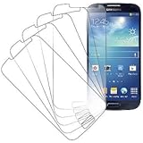 Samsung Galaxy S4 Screen Protector Cover, MPERO Collection 5 Pack of Clear Screen Protectors for Samsung Galaxy S4 / S IV