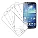 MPERO Collection 5 Pack of Clear Screen Protectors for Samsung Galaxy S4 / S IV