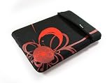 E-volve reversierbare Neopren / Neoprenschutzhülle Hülle Tasche Sleeve case für Notebook / Laptop / Netbook- 'Flare' design - in Größe 10 Zoll / 10
