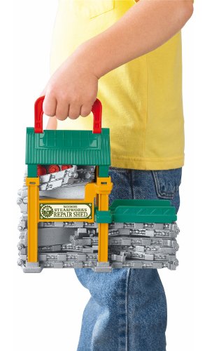 Imagen 2 de Thomas and Friends DC Engine - set de juego taller de reparación de coches