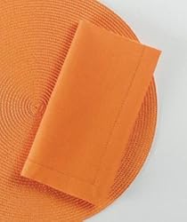 TAG Orange Hemstitch Napkin