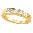14K Yellow Gold Diamond Wedding/Anniversary Band - 0.56 Ct.