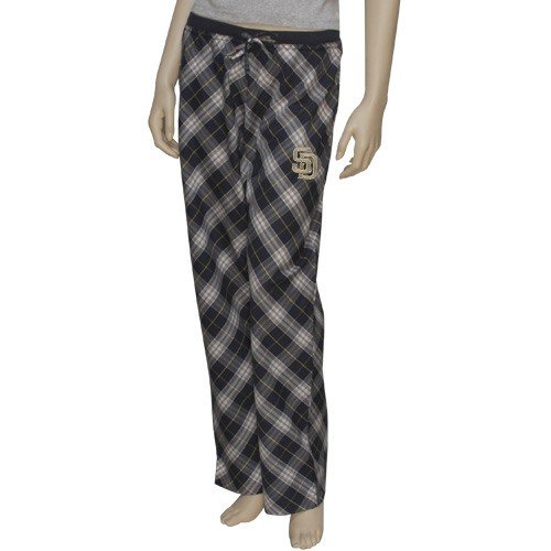 San Diego Padres Ladies Navy Blue Kona Pajama Pants (Large)