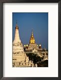 Ananda Pahto (Temple), Bagan, Mandalay, Myanmar (Burma) Framed Photographic Poster Print by Bernard Napthine, 17x21
