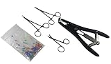 Tail Docking & Dewclaw Removal Kit Set Dog Puppy Cat Kitten Elastrator Castration