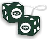 New York Jets Fuzzy Dice