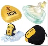 Laerdal Pocket Mask w/o Gloves & Wipe in Yellow Hard Case - 82001933