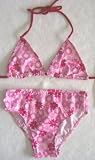 Girls 7-16 2-piece Swimwear Triangle Top Bikini Pink/Magenta Floral