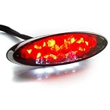Cafe Racer ATV Smoke Lens 12V LED Brake Tail Light For Harley Davidson Cruiser... by OEM