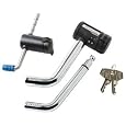Master Lock 2848DAT Key Alike Set with Receiver and Coupler Latch Locks, 2-Piece Set