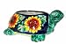 Sunflower Mexican Talavera Turtle Planter Pot
