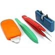 4 Watch Screw On Case Opener Tweezers Battery Tool Kit