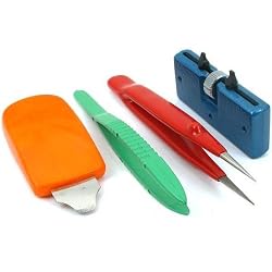 4 Watch Screw On Case Opener Tweezers Battery Tool Kit