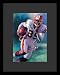 Santana Moss (Running with Football) Sports Black Wood-Mounted Poster Print - 11