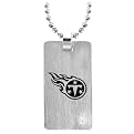 NFL Tennessee Titans Steel Sport Tag w/CZ accent