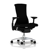 Embody Chair by Herman Miller - Fully Adjustable Arms - Black Rhythm Fabric ....