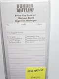Office Dunder Mifflin Magnetic List Pad (Michael Scott) Office Dunder Mifflin Magnetic List Pad (Michael Scott)
