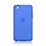 iPod Touch 4 4th Gen TPU skin case MiniSuit case for iPod Touch 4th Generation, 4th Gen + MiniSuit Microfiber Key Chain screen protector (Blue)