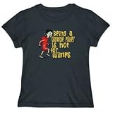 TShirt Womens Black  Being A Camogie Player Is Not For Wimps  Sports Large