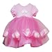 Rare Editions Baby/Infant Girls 12M-24M PINK 'CROWN' TULLE Party Dress