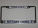 Sporting Goods : PENN STATE NITTANY LIONS Durable Metal LICENSE PLATE FRAME