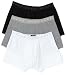 Hugo Boss Men's Bodywear Black 3-Pack Boxer Shorts, Multi, Medium
