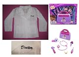 Disney Doc McStuffins Doctor's BAG Playset plus COAT - Small 4 - 6X Costume Halloween Dress Up for Toddlers
