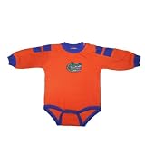 NCAA Florida Gators Baby / Infant One-Piece Bodysuit / Romper / Onesie with Embroidered Logo - Orange & Blue (Size: 18)