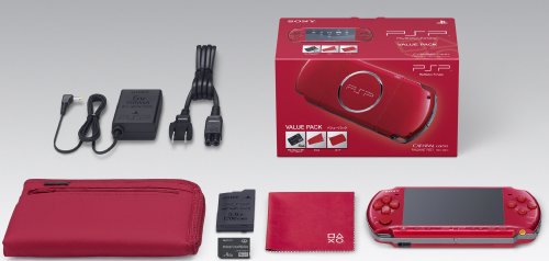PSP「プレイステーション・ポータブル」 バリュー・パック ラディアント・レッド(PSPJ-30010)