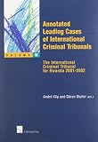 The international criminal tribunal for Rwanda 2001-2002