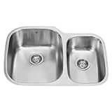 Vigo VG3021L---Stainless-Steel- 30-inch Undermount Stainless Steel 18 Gauge Double Bowl KitchenSink