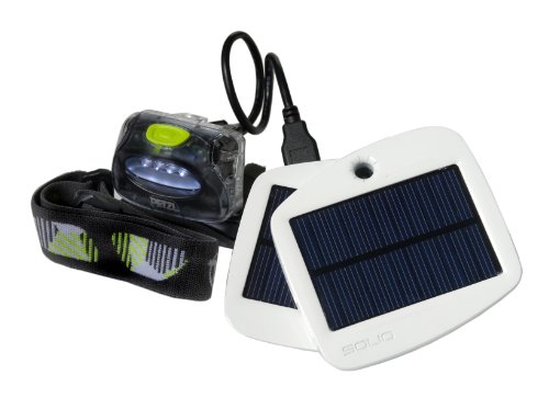 Solio Bolt Battery Pack + Solar Charger (Pearl White)